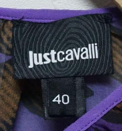 Just Cavalli 総柄チュニックブラウス 40 ジャストカヴァリ