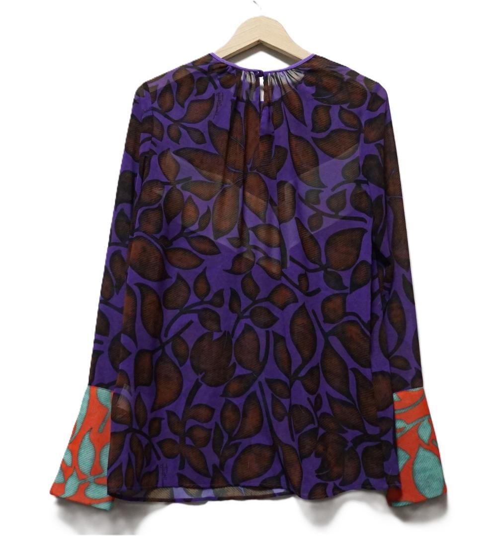 Just Cavalli 総柄チュニックブラウス 40 ジャストカヴァリ