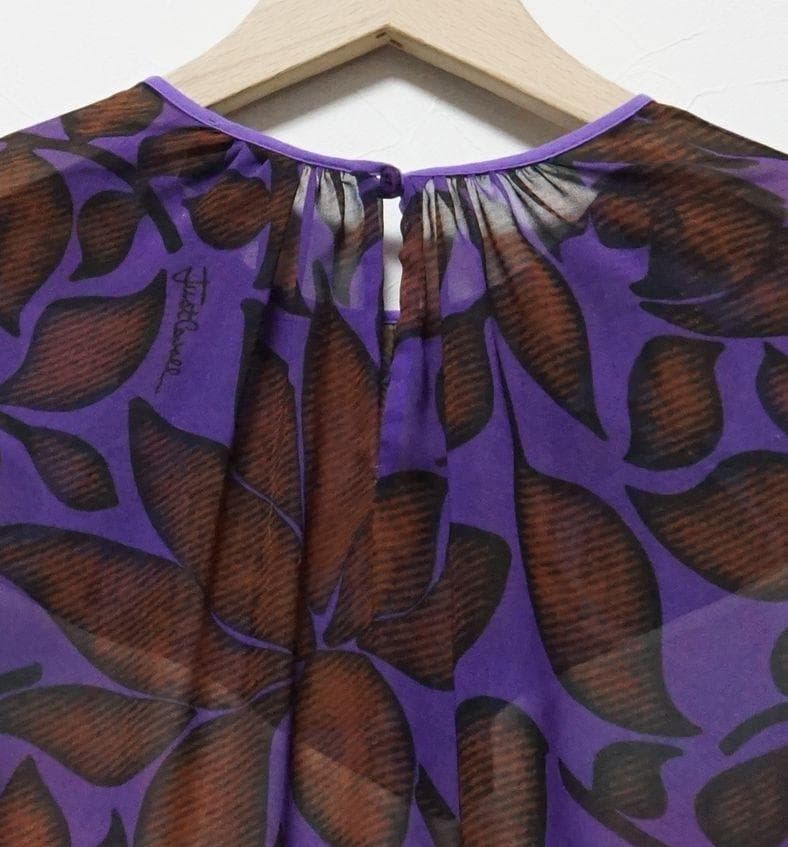 Just Cavalli 総柄チュニックブラウス 40 ジャストカヴァリ
