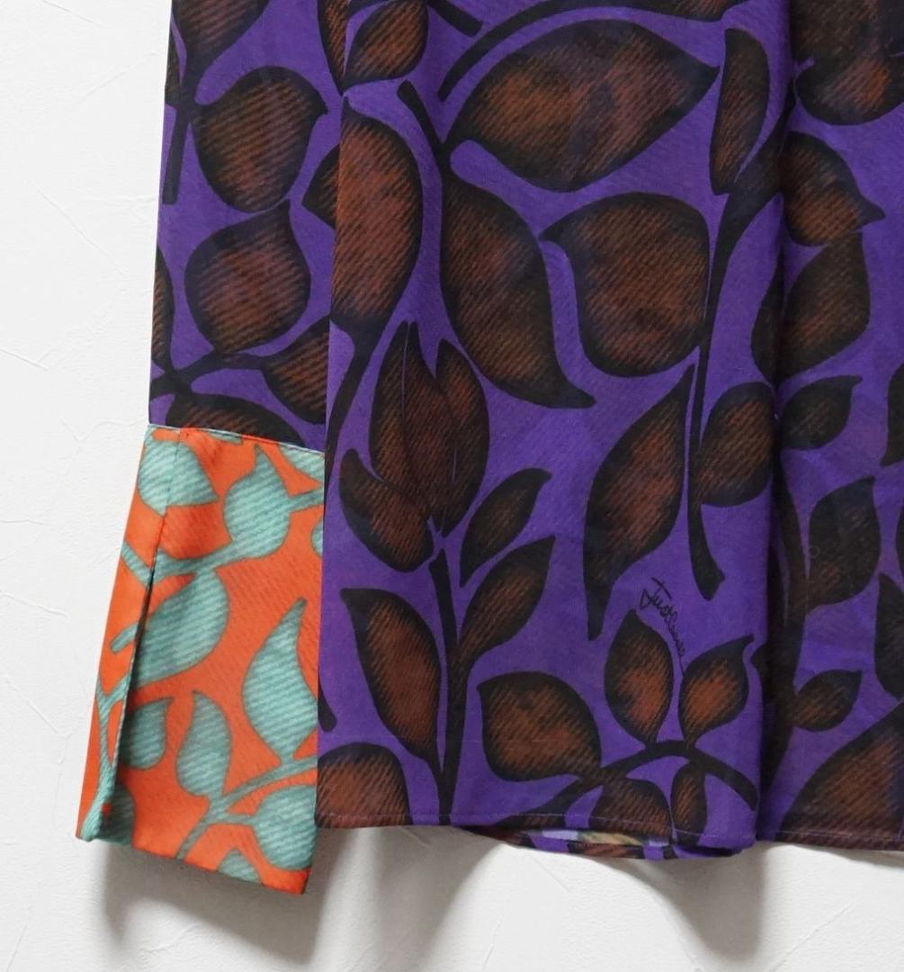 Just Cavalli 総柄チュニックブラウス 40 ジャストカヴァリ