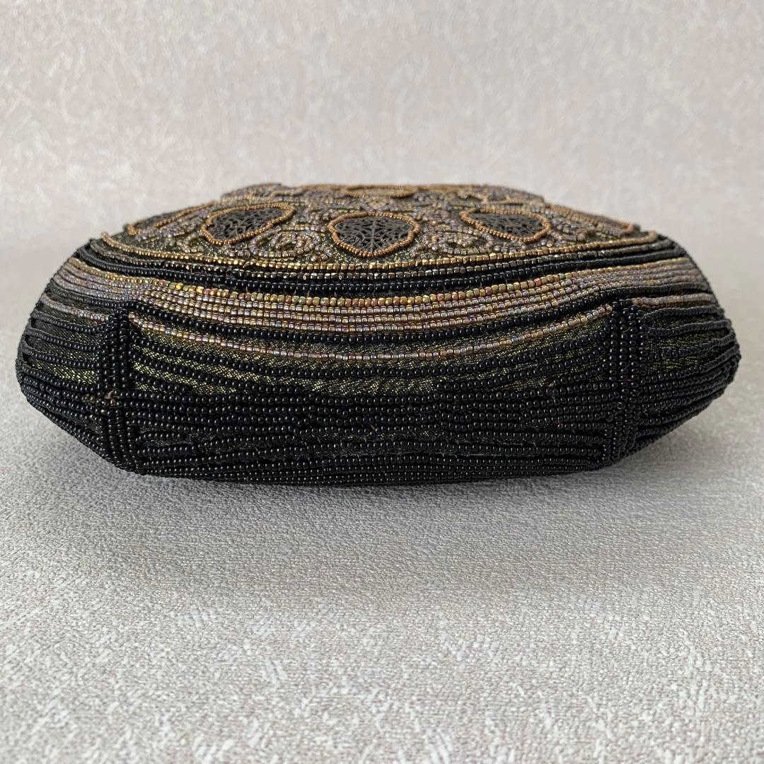 手刺繍ビーズバッグ ビーズパーティーバッグ 和装洋装