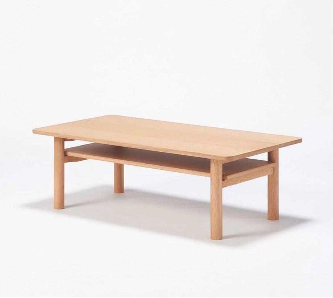【MUJI/無印良品】ローテーブル/オーク材