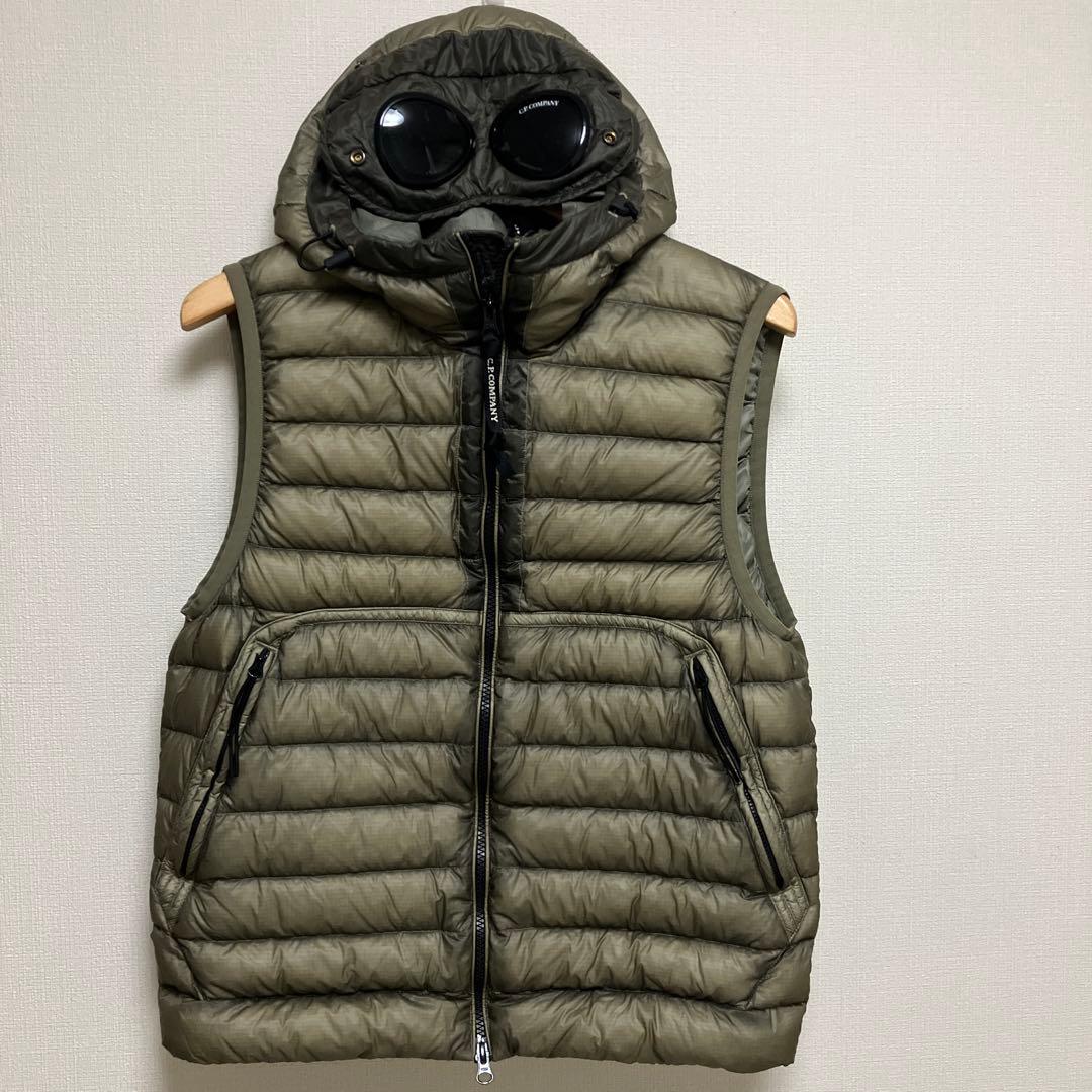 ジャケット・アウター C.P. COMPANY D.D. SHELL GOGGLE DOWN VEST