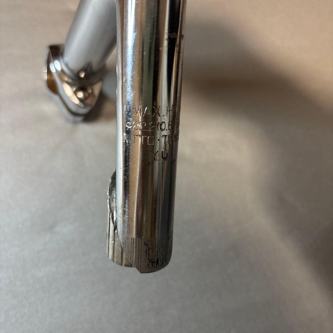 NJS 125mm 浅曲がりステム　NITTO(日東) 鉄