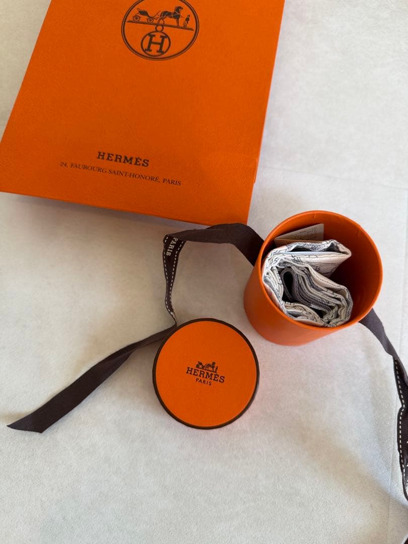 【新品タグ付き】 HERMES ツイリー 《フォーブルの切手愛好家》