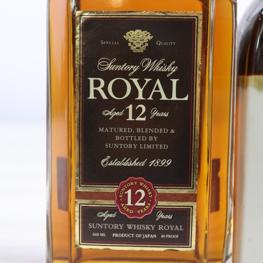 ◆未開栓4本まとめ  12年 サントリー WHISKY 他