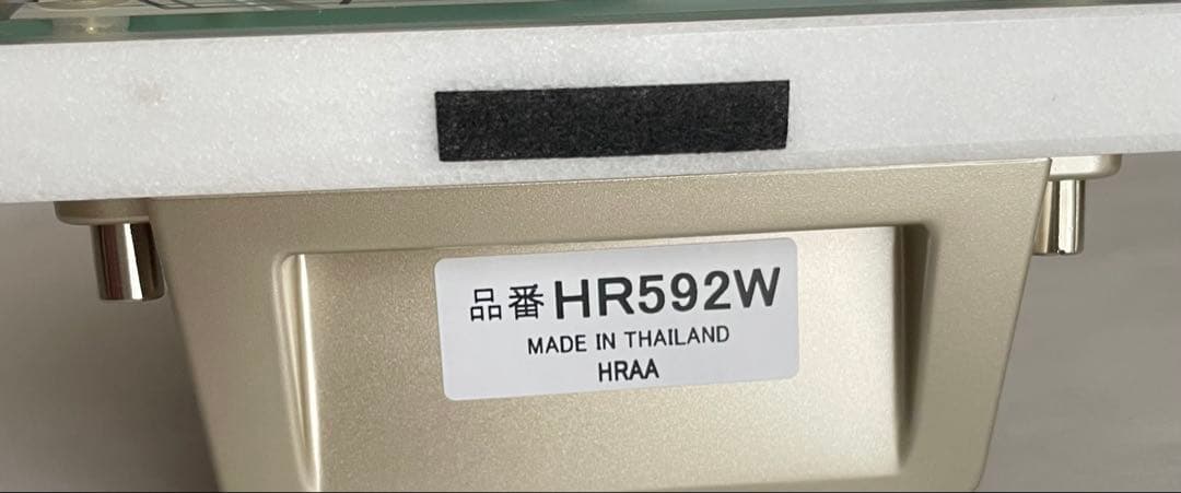 【新品未使用】SEIKO セイコー 置時計 HR592W 白大理石枠 クリスタル