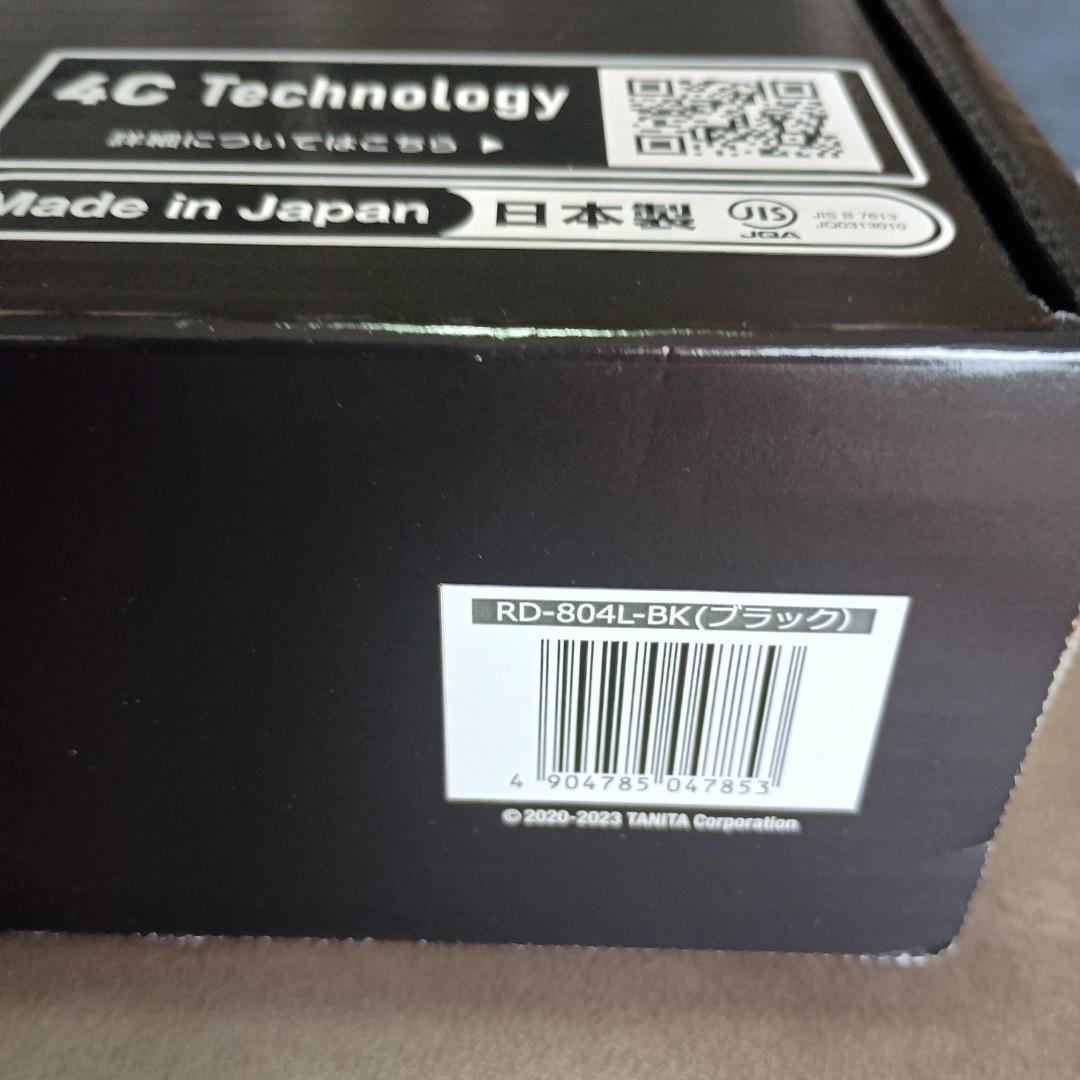 【未使用品】TANITAインナースキャンデュアル ブラック RD 804L BK