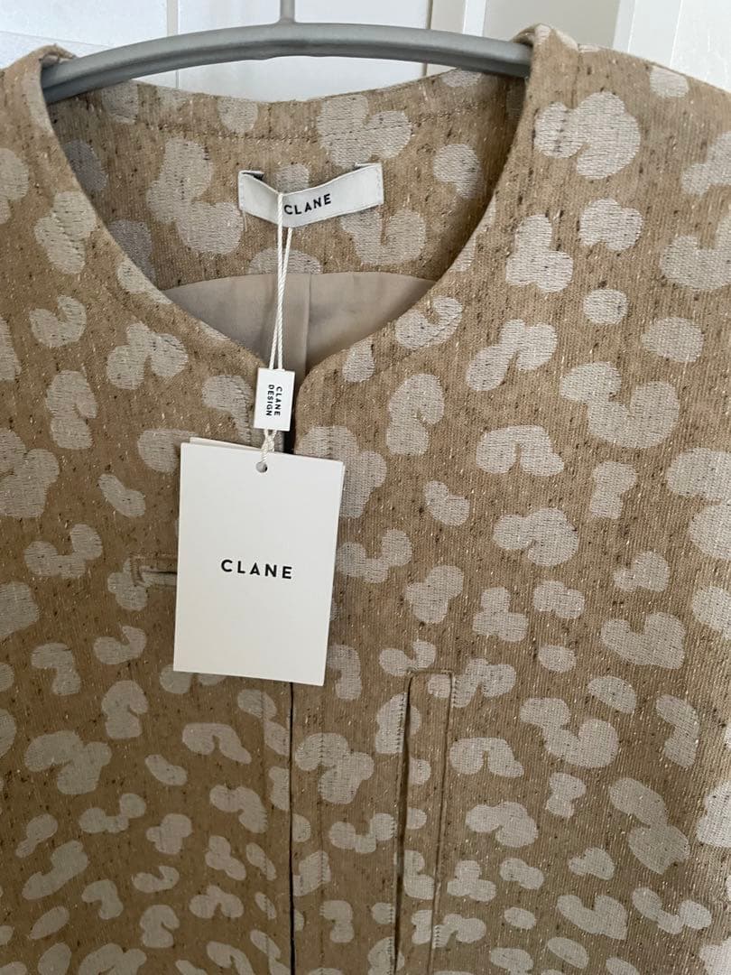 CLANE レオパードロングジレ