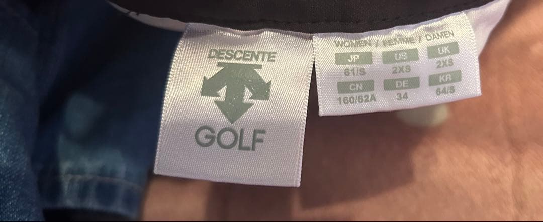DESCENTE デサントゴルフ スカート インナーパンツ付き ゴルフウェア 黒