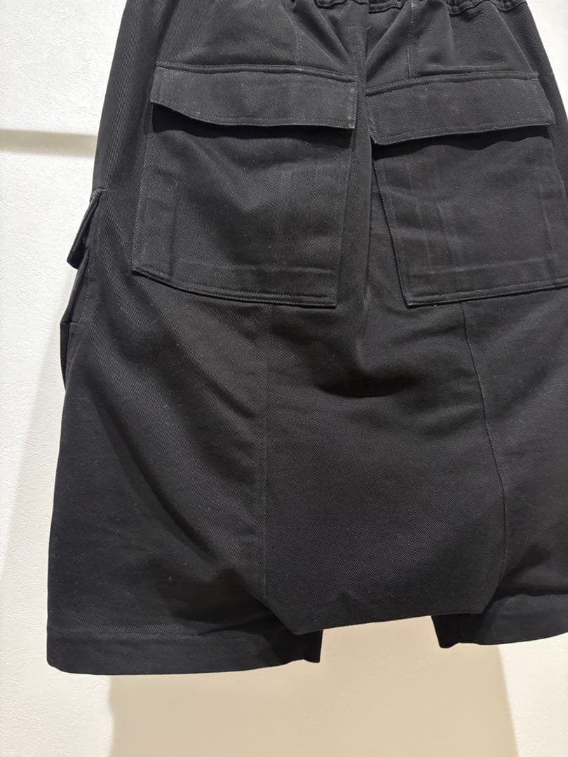 パンツ RICK OWENS CARGO PODS CF BLACK 46 22FW