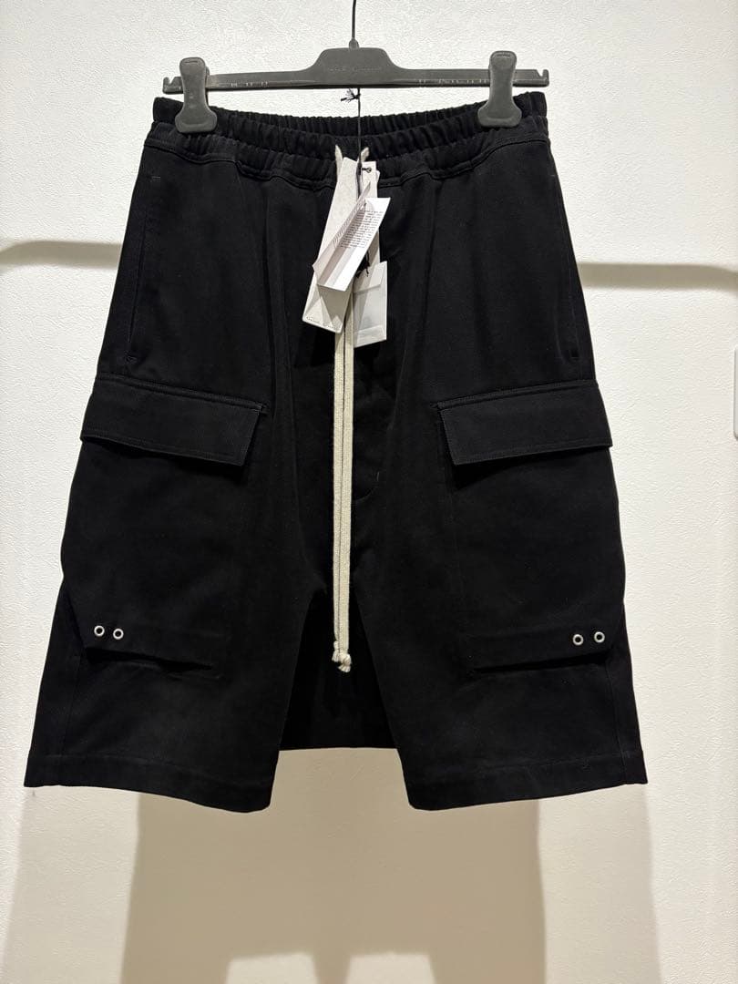 パンツ RICK OWENS CARGO PODS CF BLACK 46 22FW