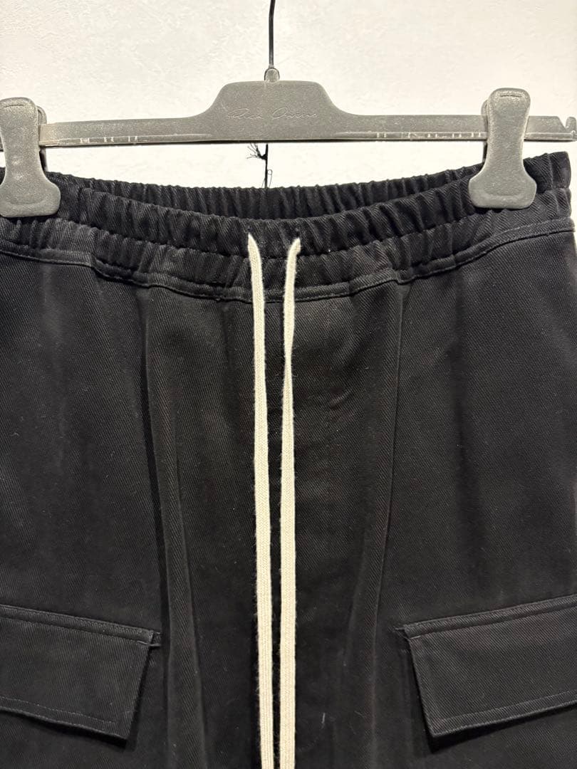 パンツ RICK OWENS CARGO PODS CF BLACK 46 22FW