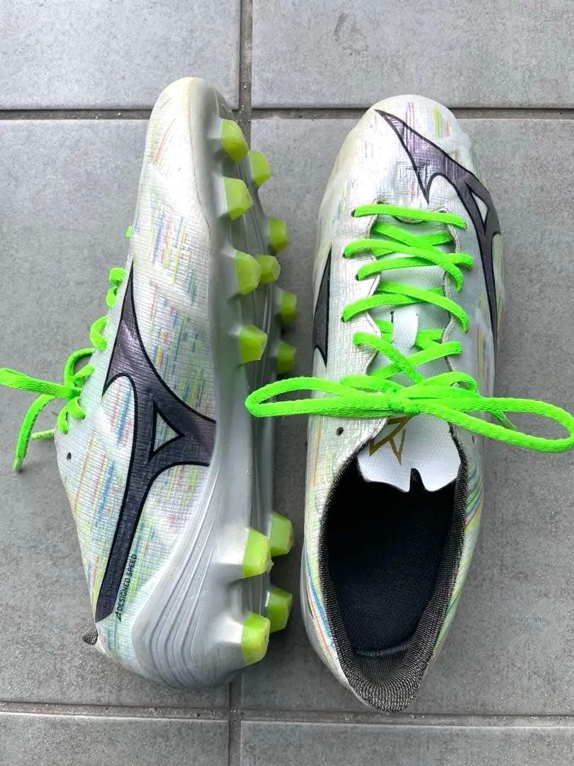 極美品❗️Mizuno アルファ2 pro 24.5サッカースパイク