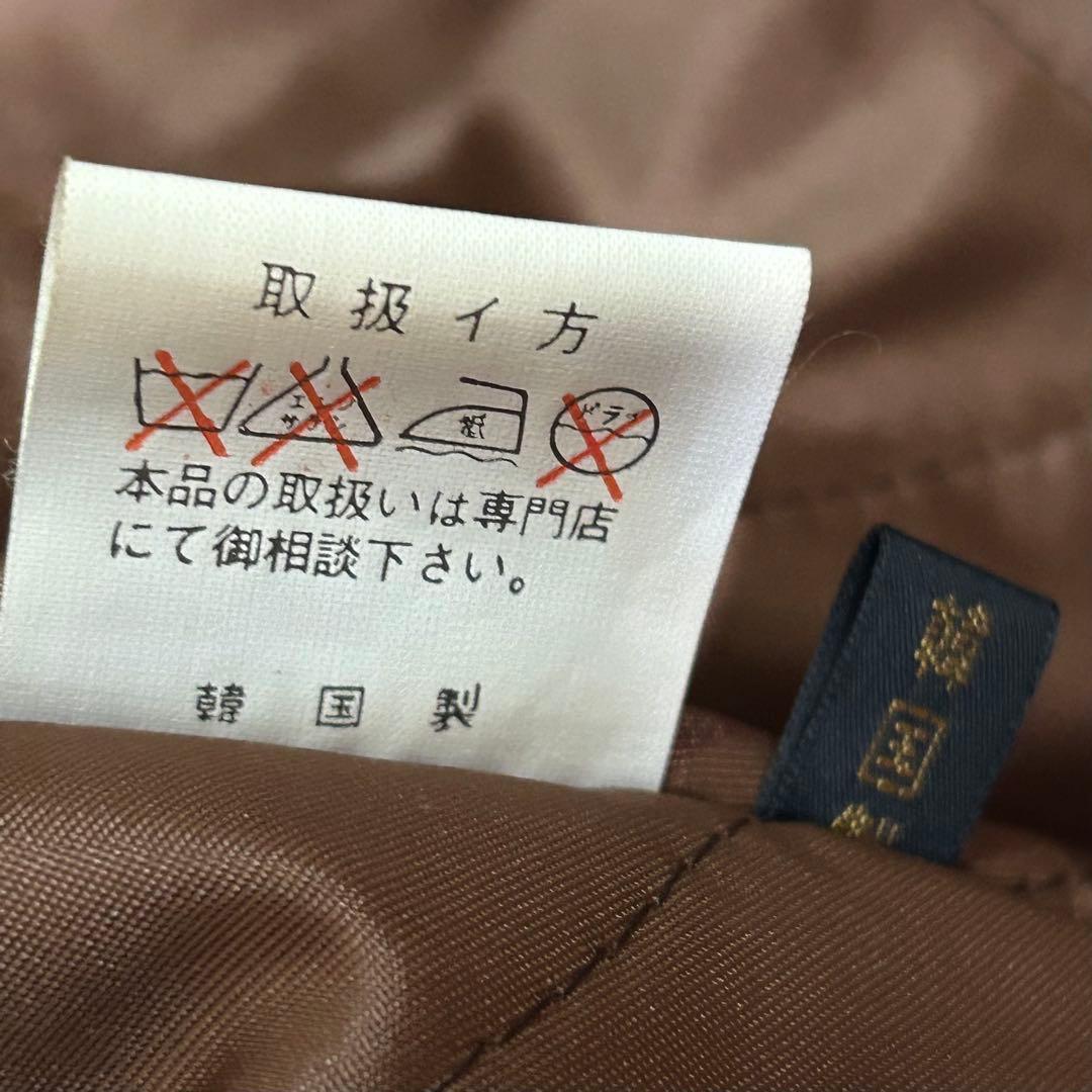 極上 ラムレザー A2 ジャケット 茶色 短丈 ヴィンテージ 羊革