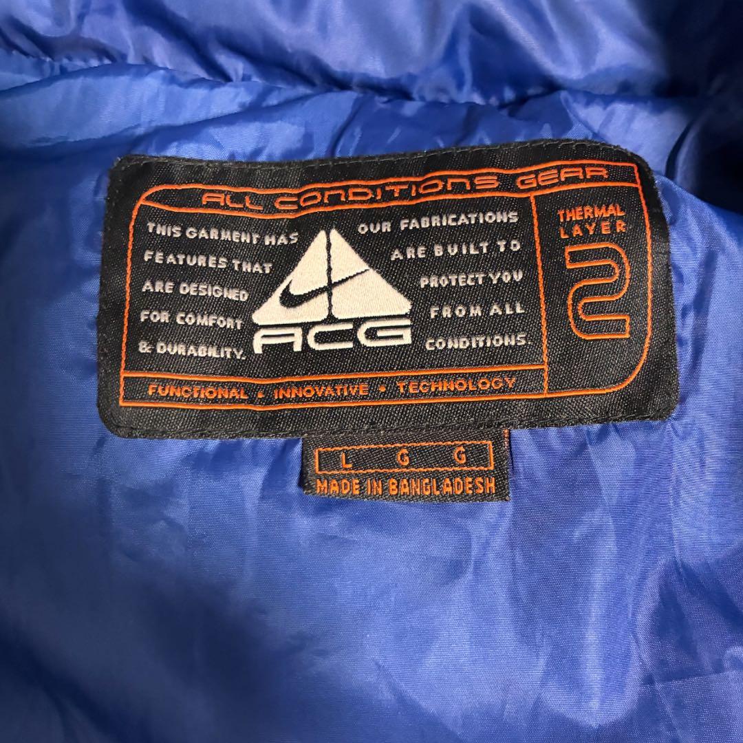 Nike ACG ダウンベスト オレンジ　Lサイズ