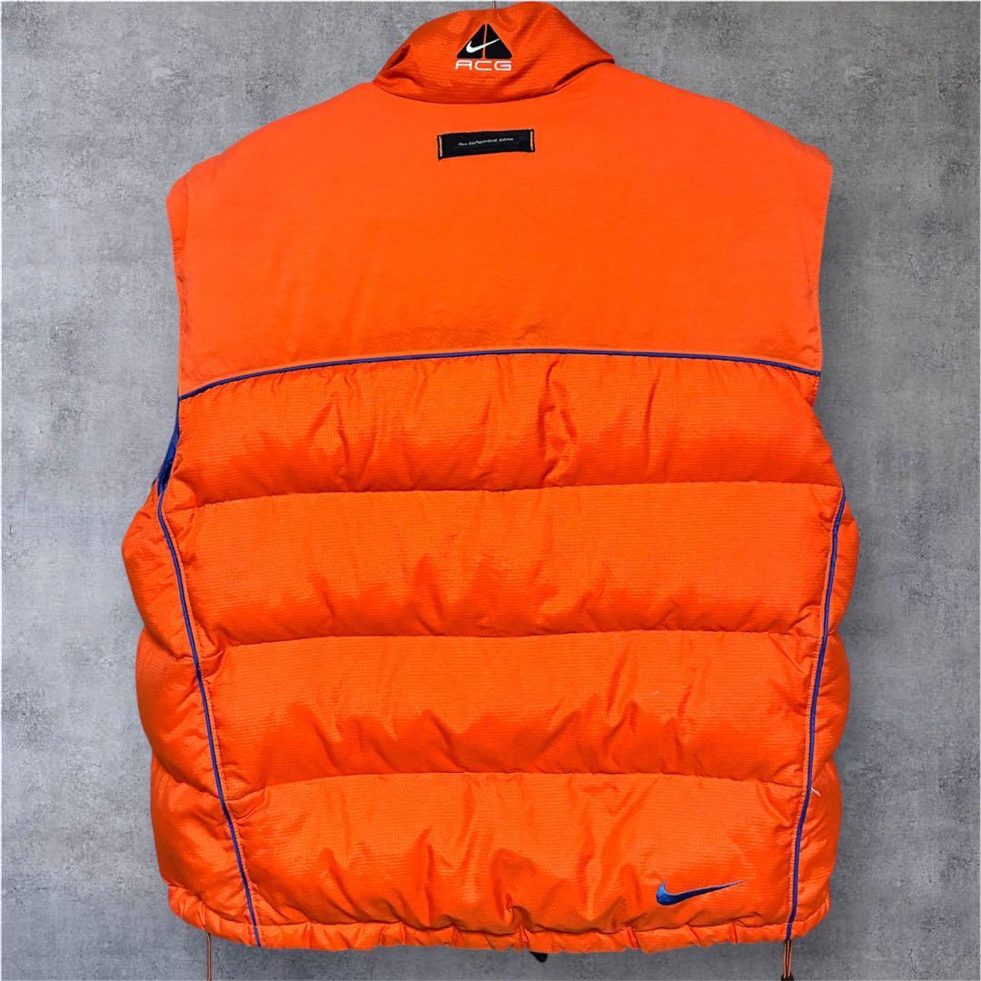 Nike ACG ダウンベスト オレンジ　Lサイズ