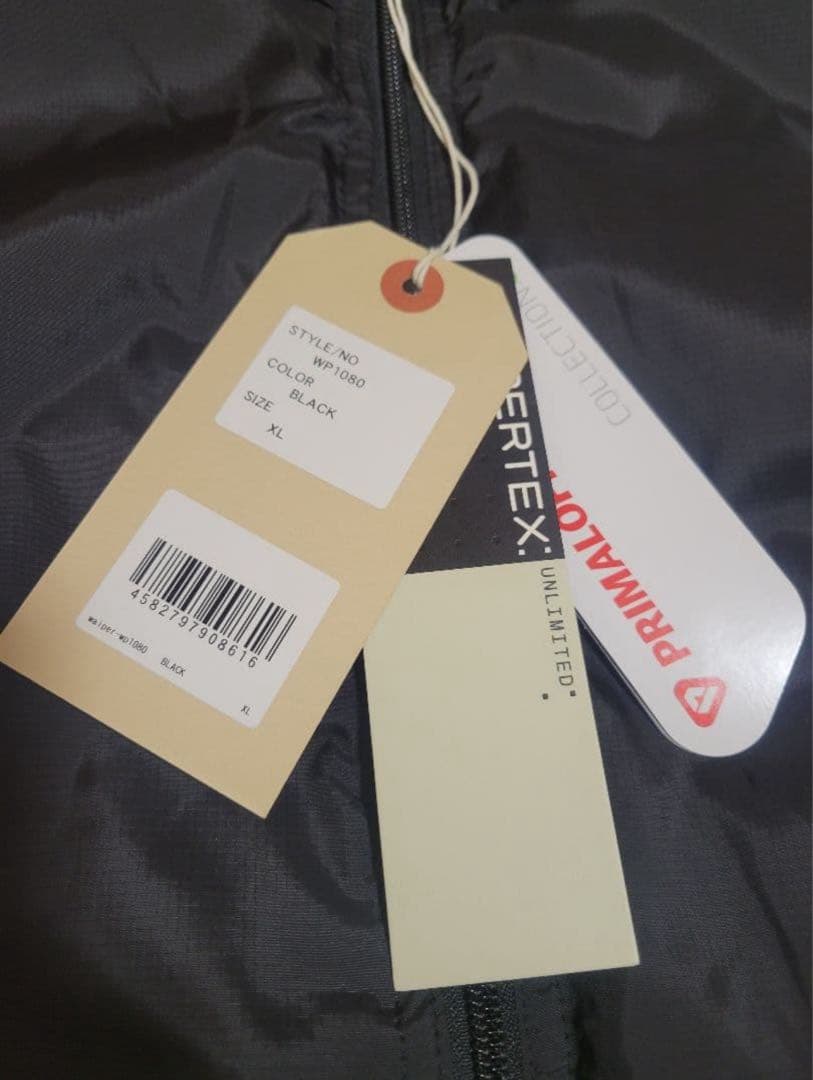 WAIPER.inc PRIMALOFT ベストブラック XLサイズ