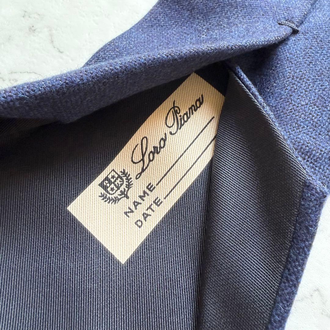 Loro Piana ロロピアーナ カシミヤ 100% ネクタイ ネイビー