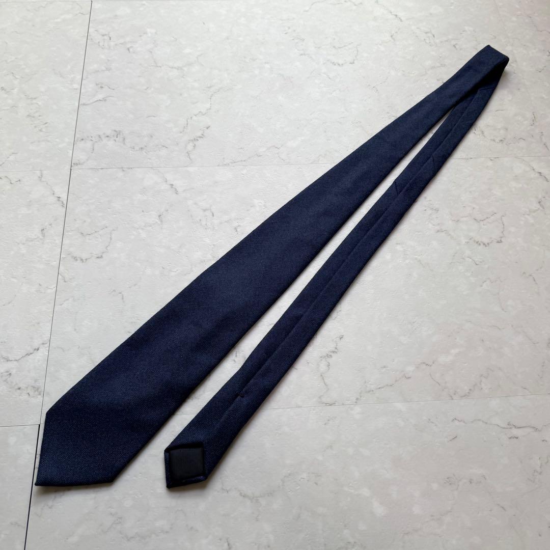 Loro Piana ロロピアーナ カシミヤ 100% ネクタイ ネイビー