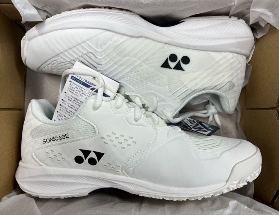 YONEX テニスシューズ クレー砂入人工芝用 4E wide 011 27.5
