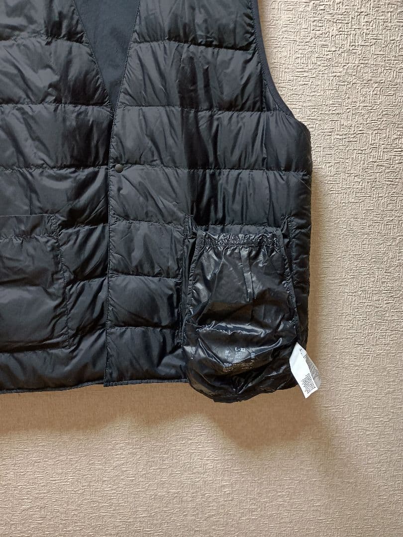 mujllabo ムジラボ　リバーシブルダウンベスト　L-XL 無印良品 黒