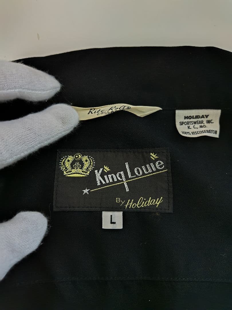 キングルイ　ボーリングシャツ　Lサイズ（東洋エンタープライズ復刻品）