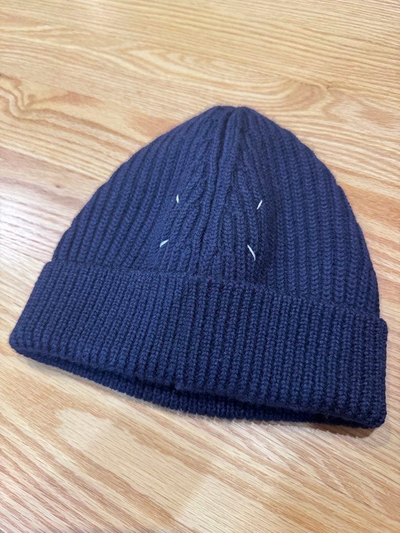 Maison Margiela メゾンマルジェラ4ステッチリブニットキャップ