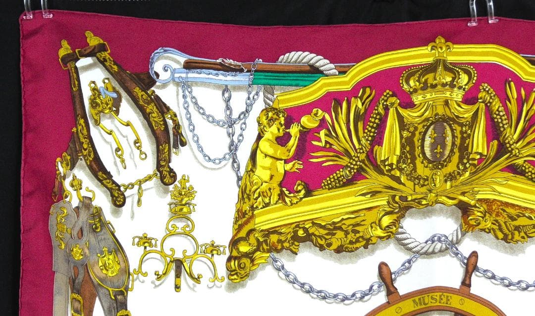 HERMES エルメス　大判スカーフ　カレ90　 D395