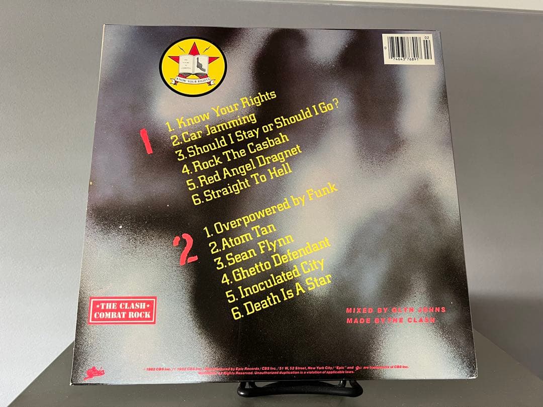THE CLASH COMBAT ROCK レコード