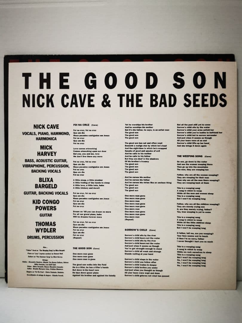 洋楽 LP+7\" NICK CAVE/GOOD SON/UK STUMM 76