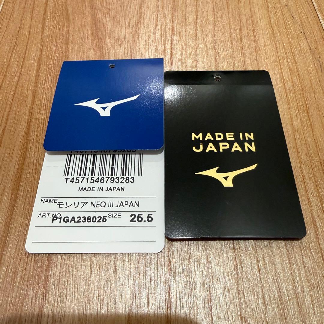 モレリアネオ3 W杯限定カラー25.5㎝/紐・インソール未使用/箱・タグあり