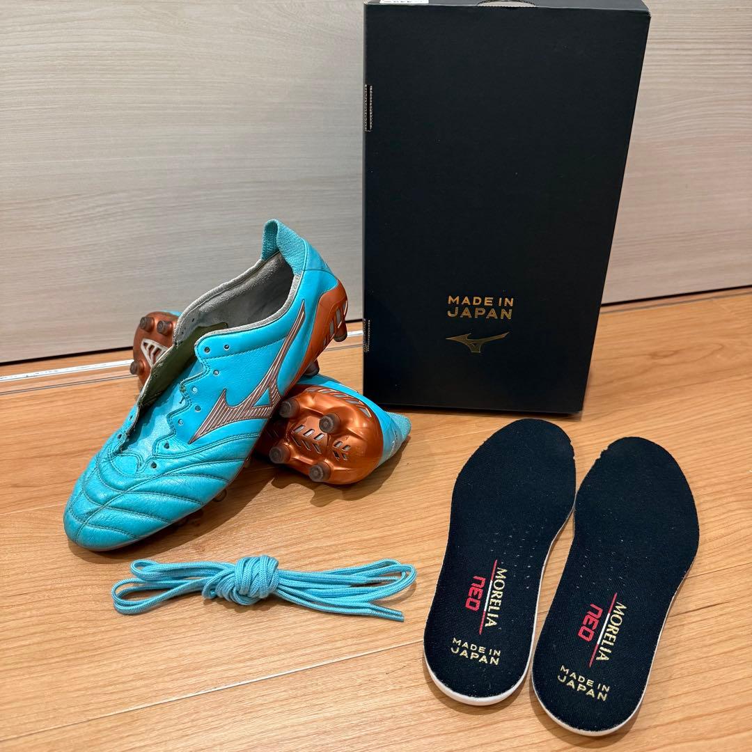 モレリアネオ3 W杯限定カラー25.5㎝/紐・インソール未使用/箱・タグあり
