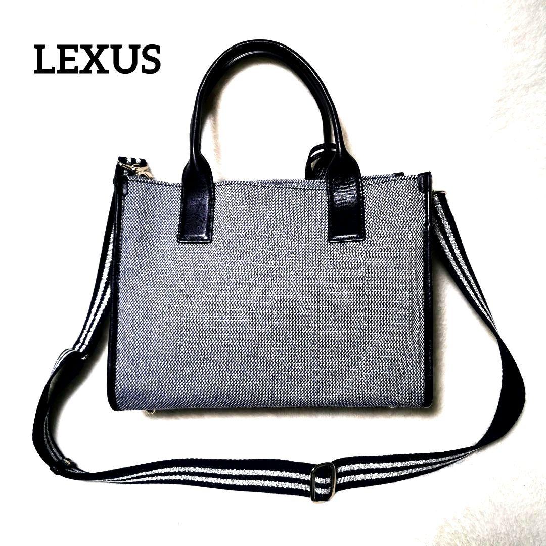 LEXUS (レクサス) 本革レザー 2way ショルダー トートバッグ