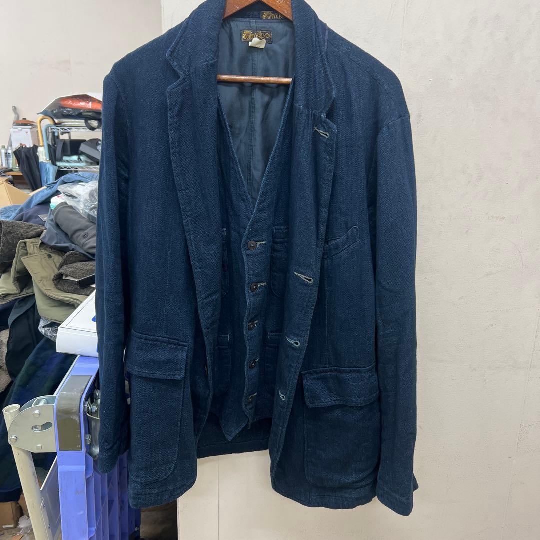 kitaboy表参道直営店購入希少ダブルアールエルヘリンボーンジャケット