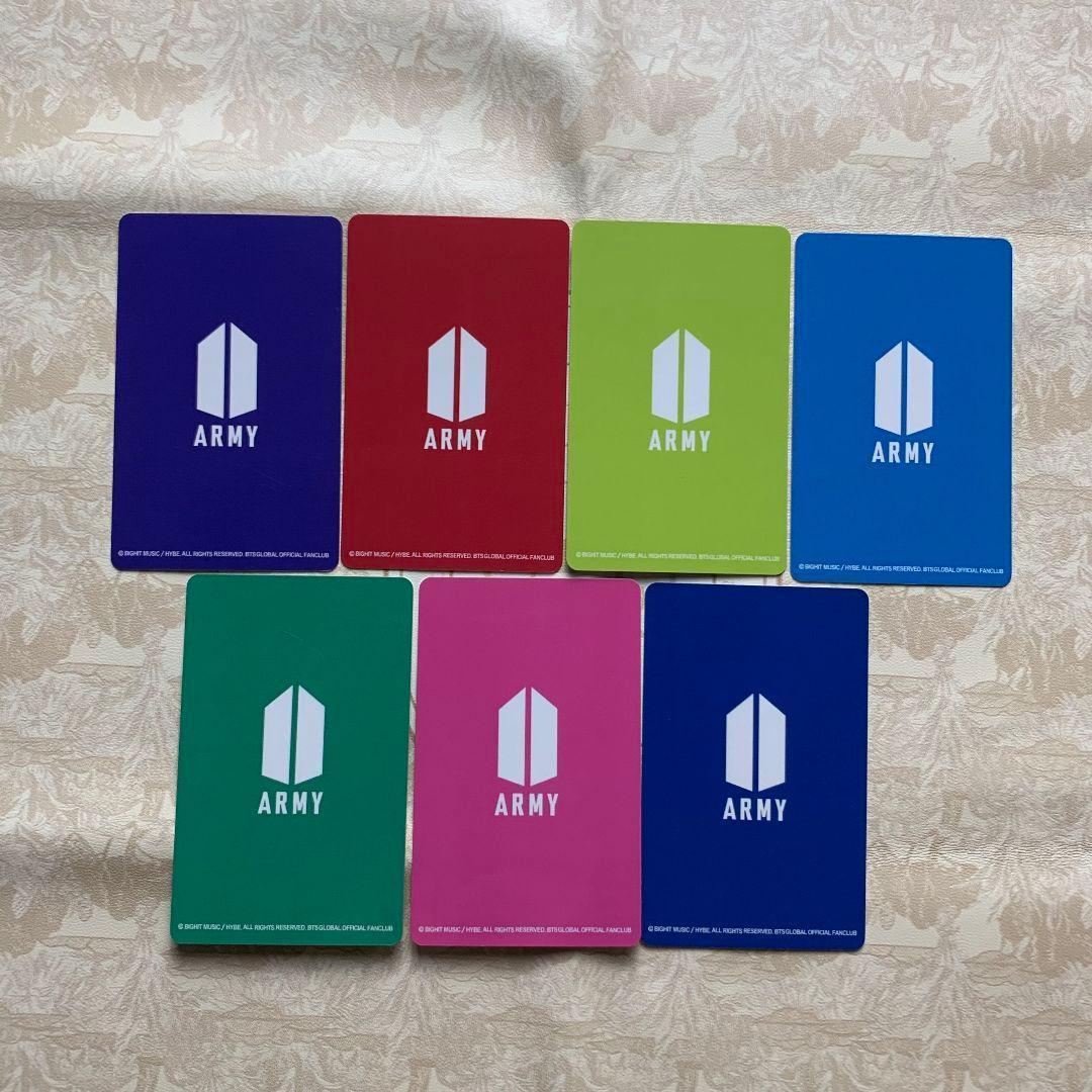 BTS ファンクラブ jpfc 抽選特典 報誌アンケート トレカ 7枚