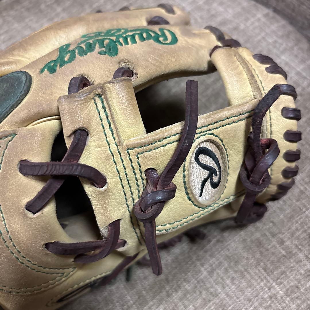 Rawlings 軟式グローブ ベージュ/グリーン