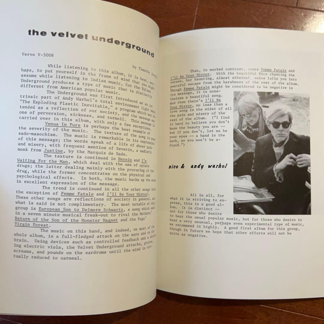 アート・デザイン・音楽 c/o The Velvet Underground,New York,N.Y.