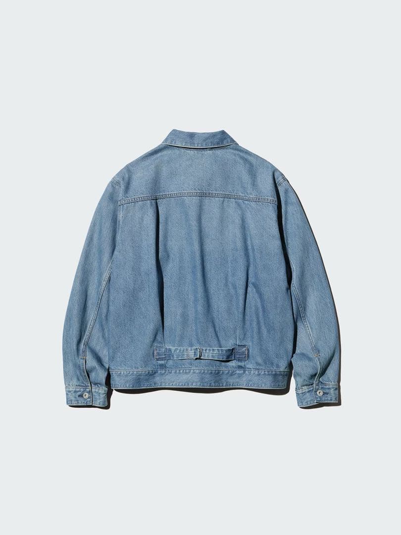 新品UNIQLOデニムトラッカージャケット　ユニクロ