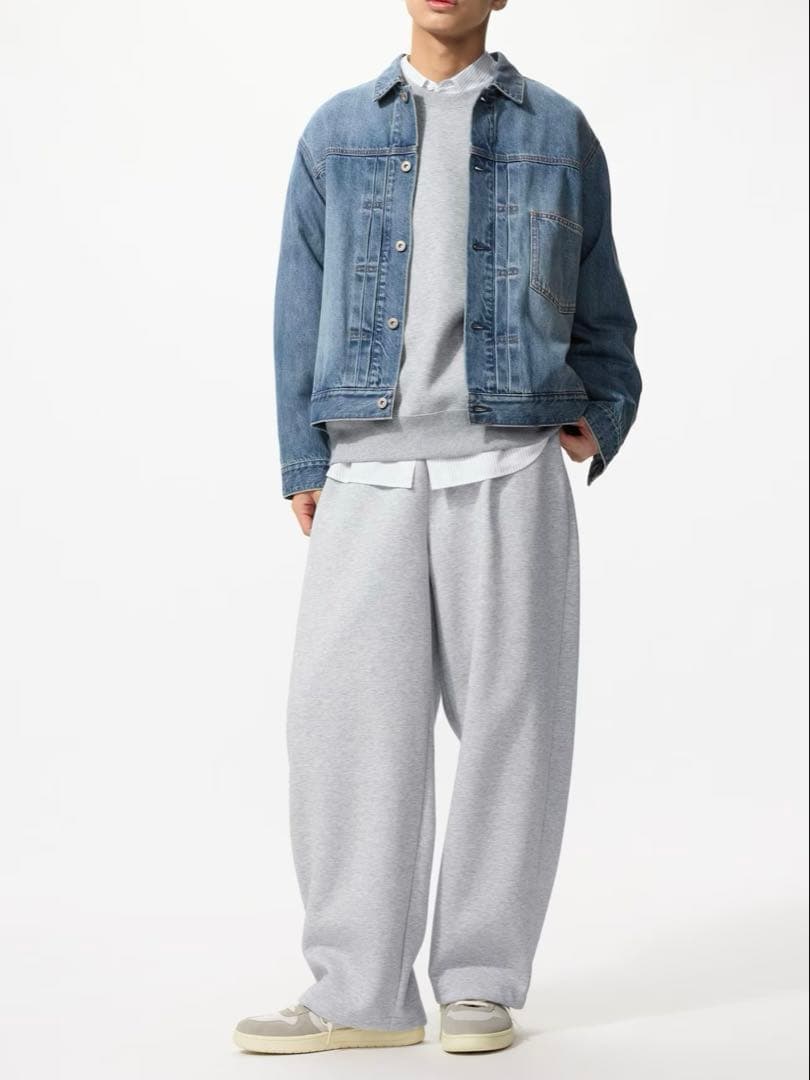 新品UNIQLOデニムトラッカージャケット　ユニクロ