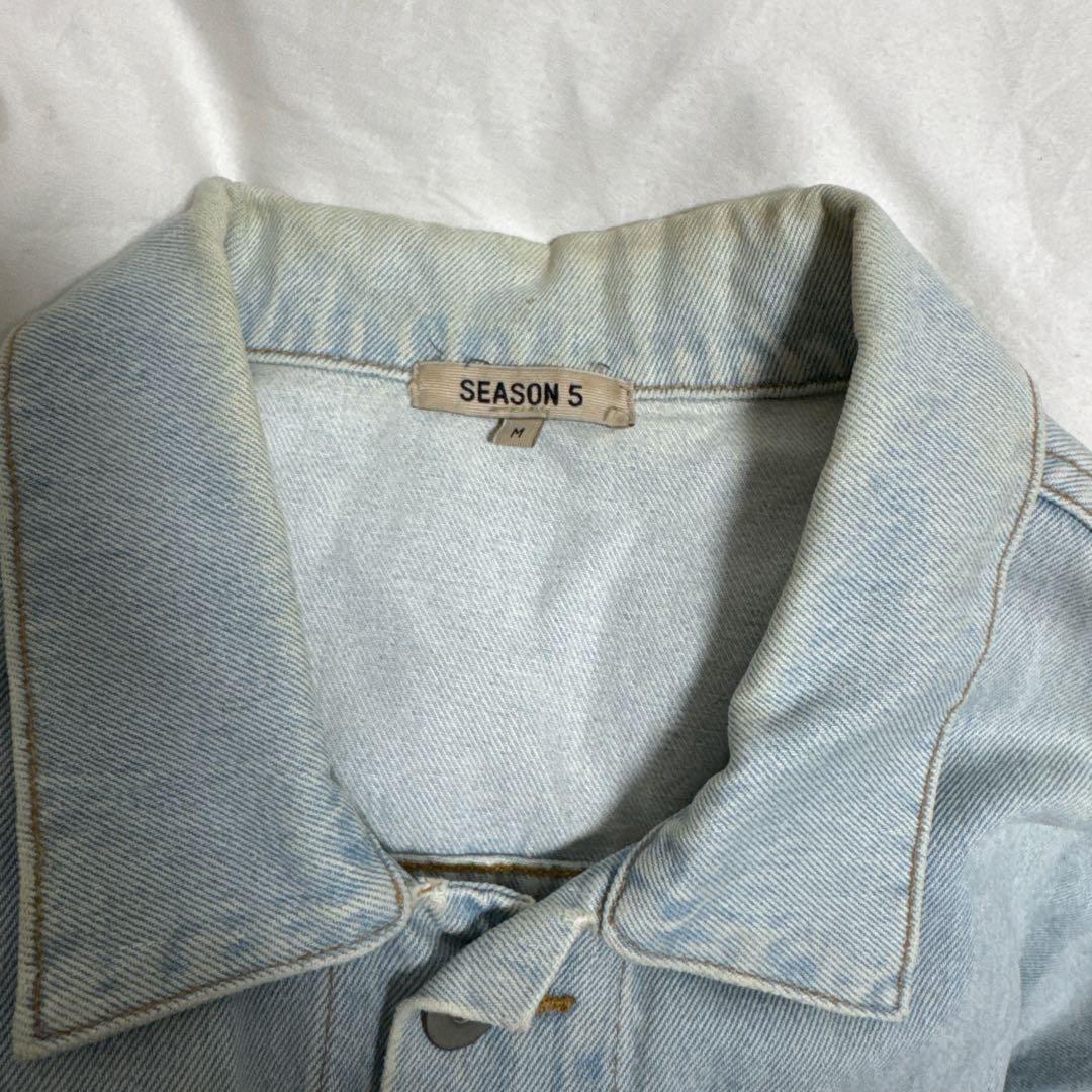 yeezy SEASON 5 ライトブルーデニムジャケット M