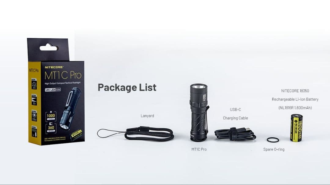 NITECORE MT1C Pro 懐中電灯