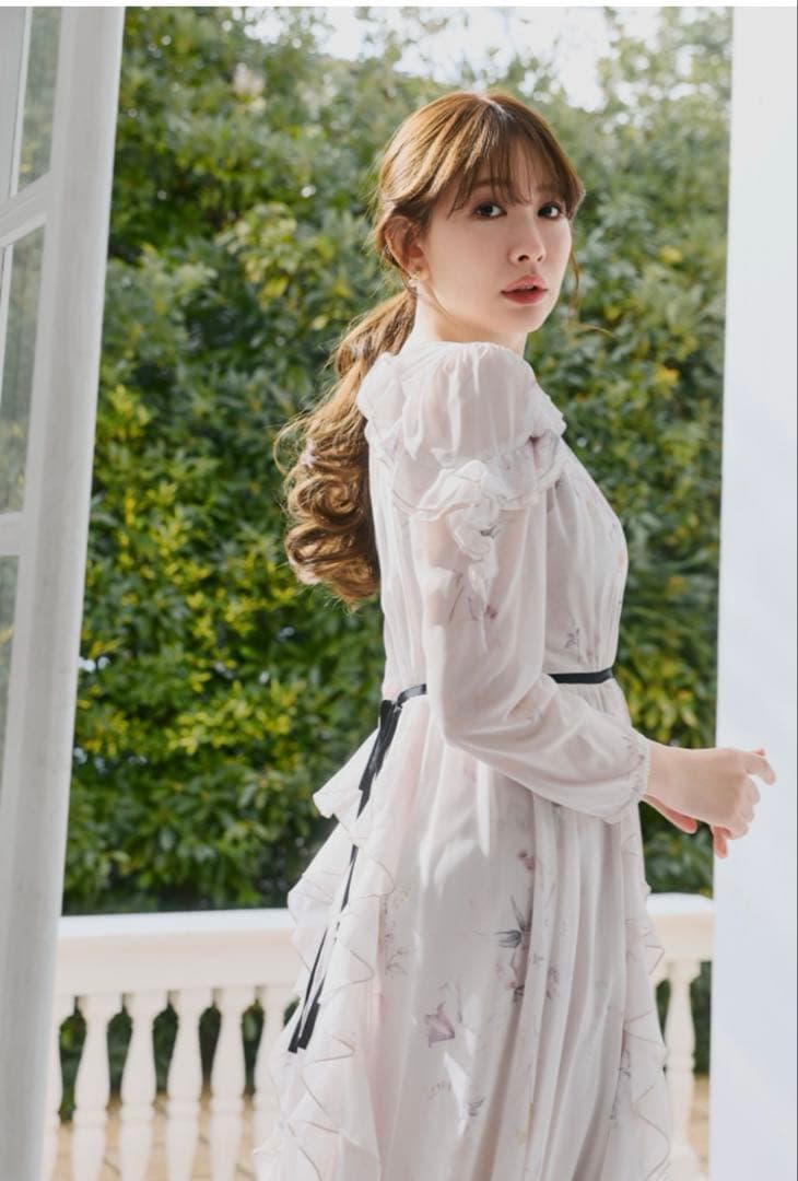 ワンピース Isette Floral Chiffon Dress herlipto