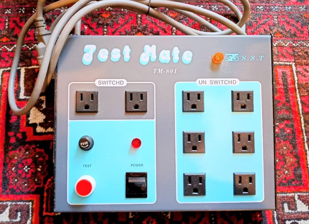 マルチタップ 電源 コンセント 8口 Test mate TM801 S.S.T