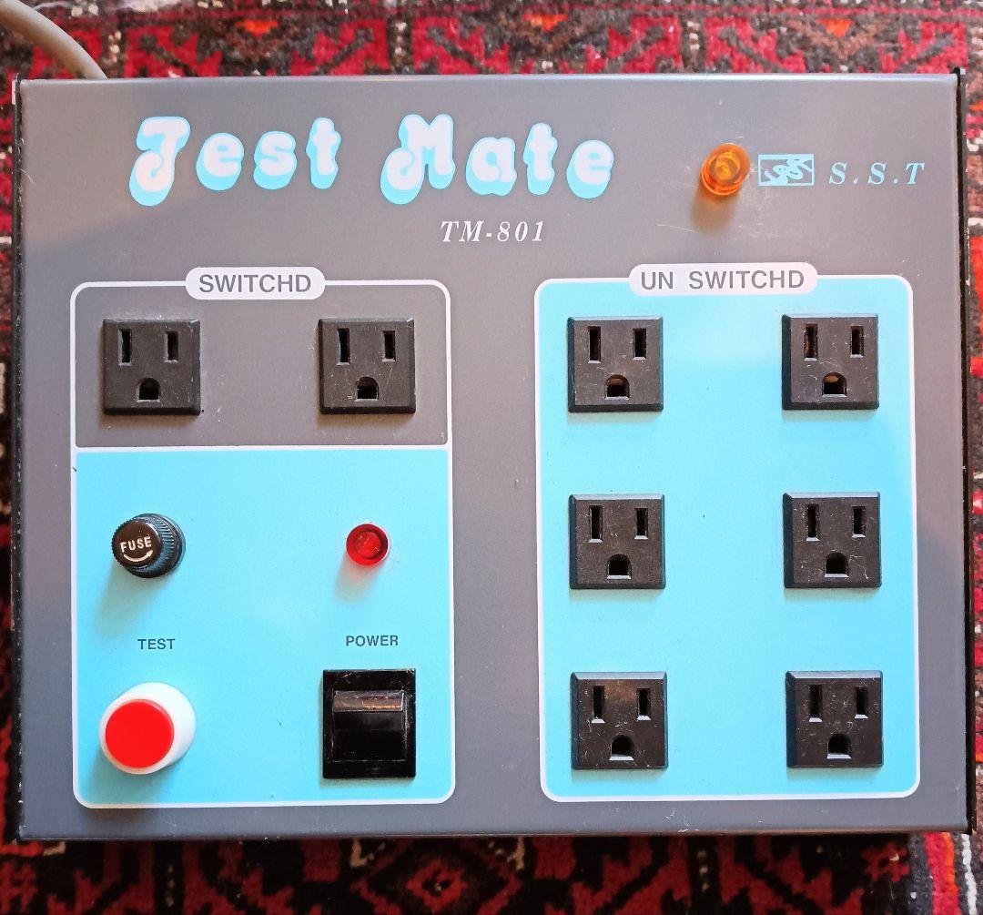 マルチタップ 電源 コンセント 8口 Test mate TM801 S.S.T