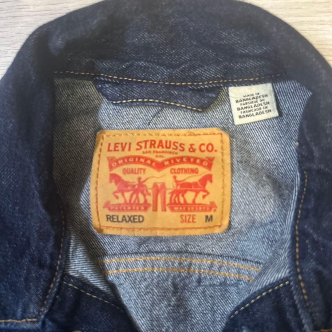 Levi’sデニムジャケット Gジャン2ndトラッカー インディゴ M 濃紺