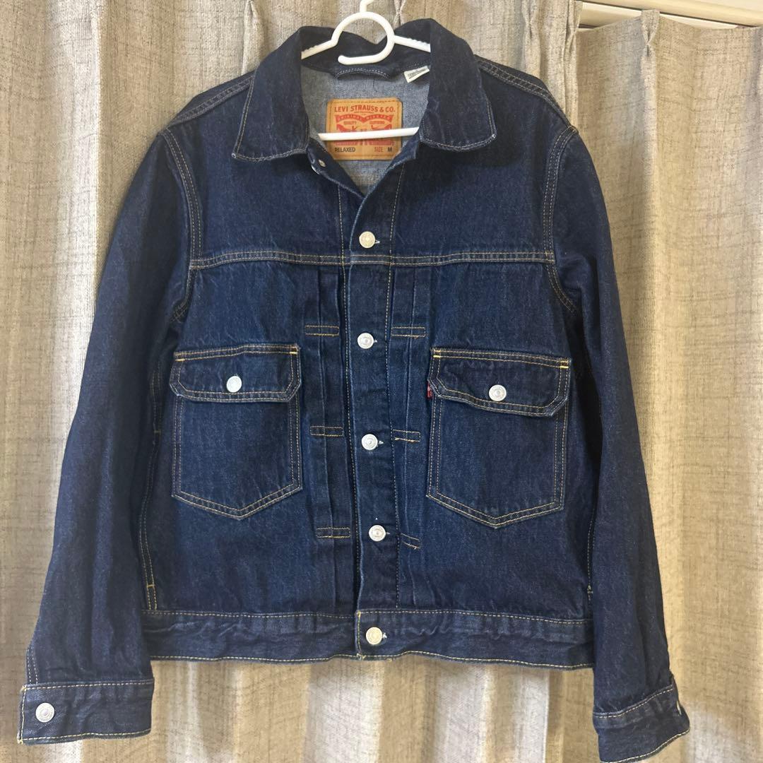 Levi’sデニムジャケット Gジャン2ndトラッカー インディゴ M 濃紺