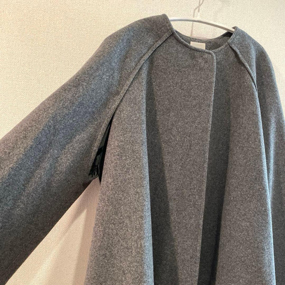 美品　シーニュ cygne スカラップケープ　Sophie+グレー