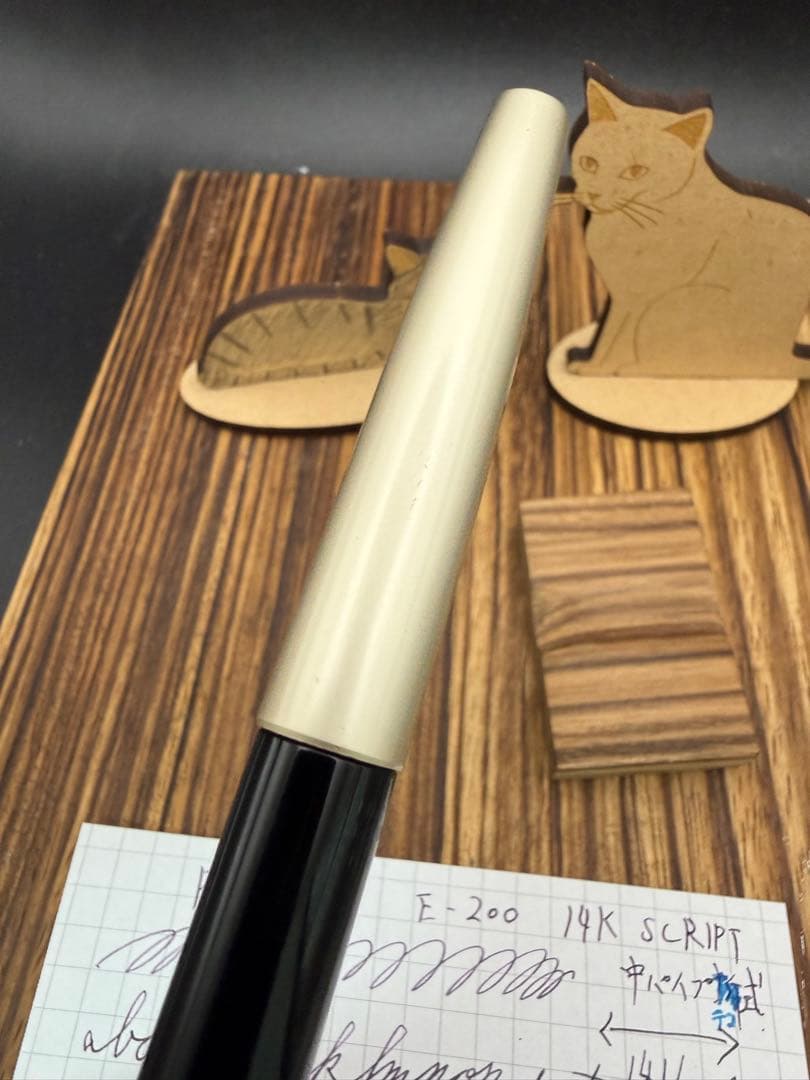 Pilot 万年筆 E200 中パイプテコ式 Script 細字