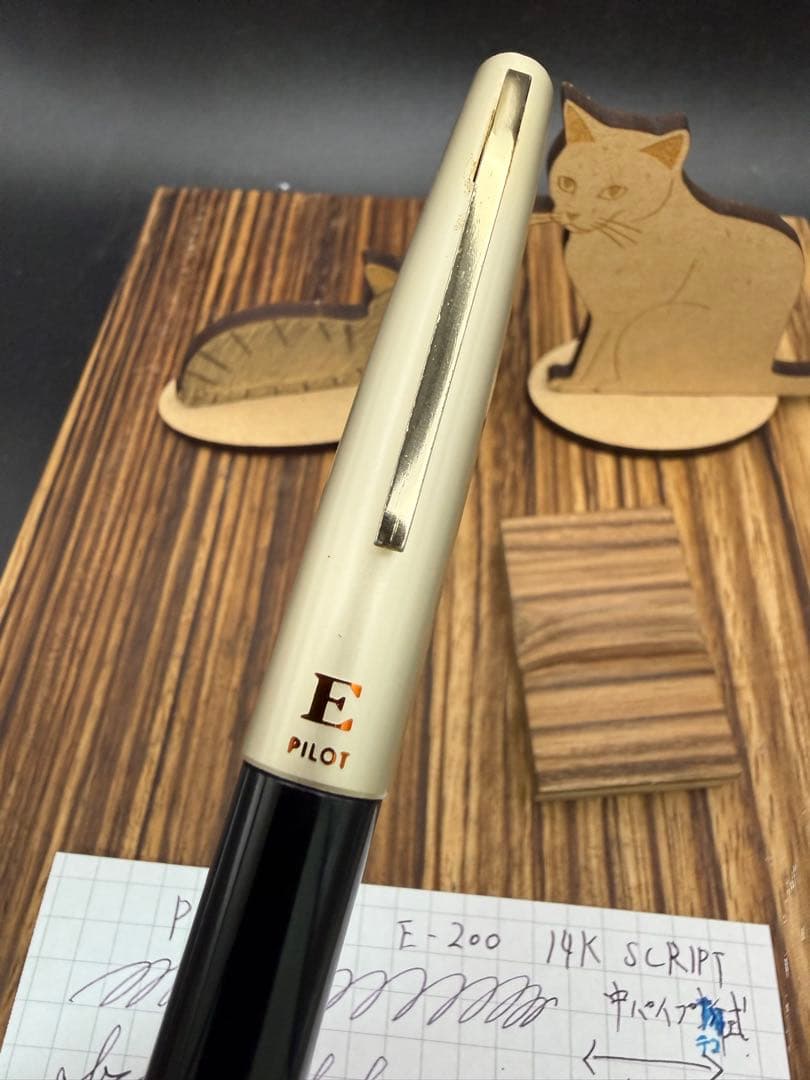 Pilot 万年筆 E200 中パイプテコ式 Script 細字